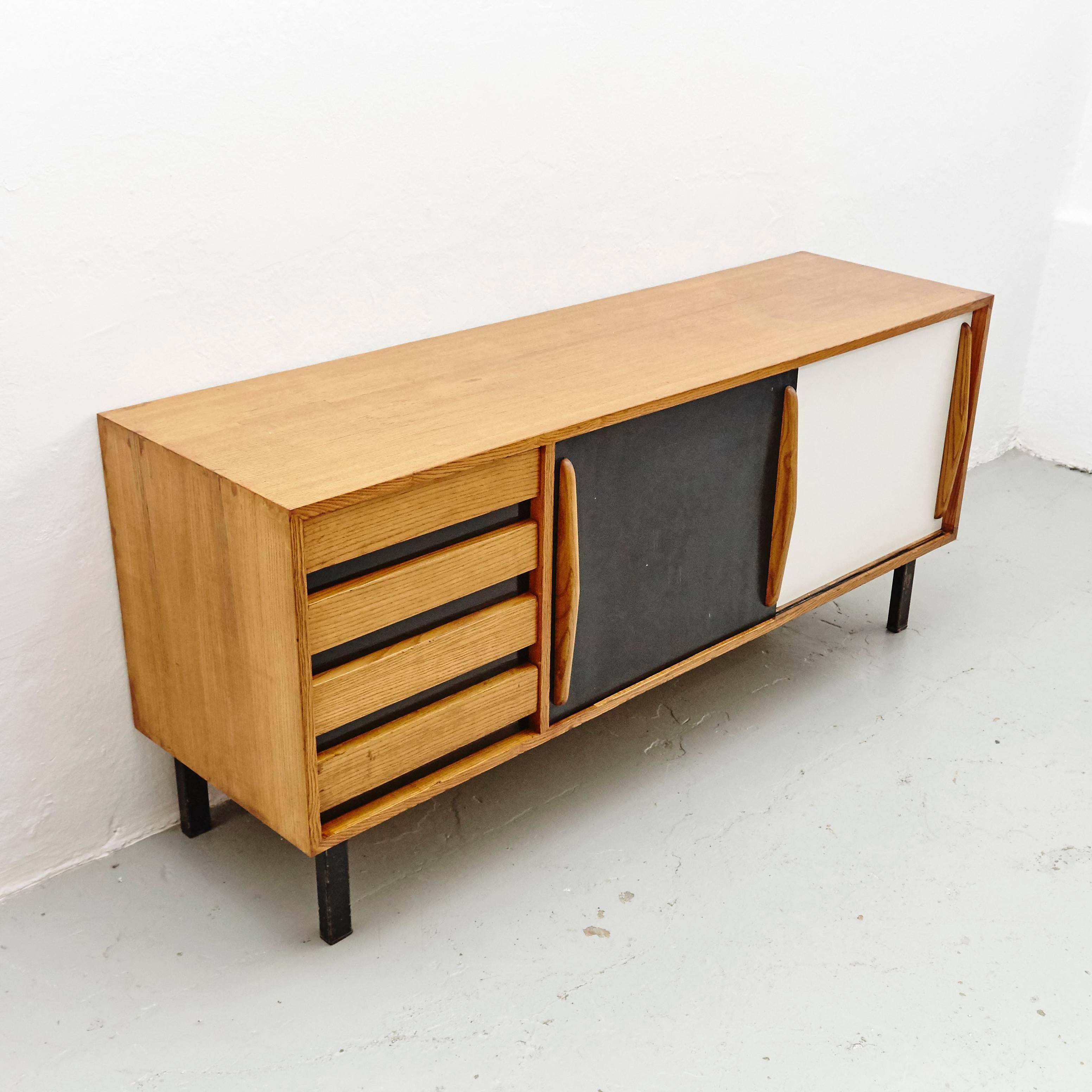 French Charlotte Perriand Mid-Century Modern Cansado Sideboard, circa 1950
