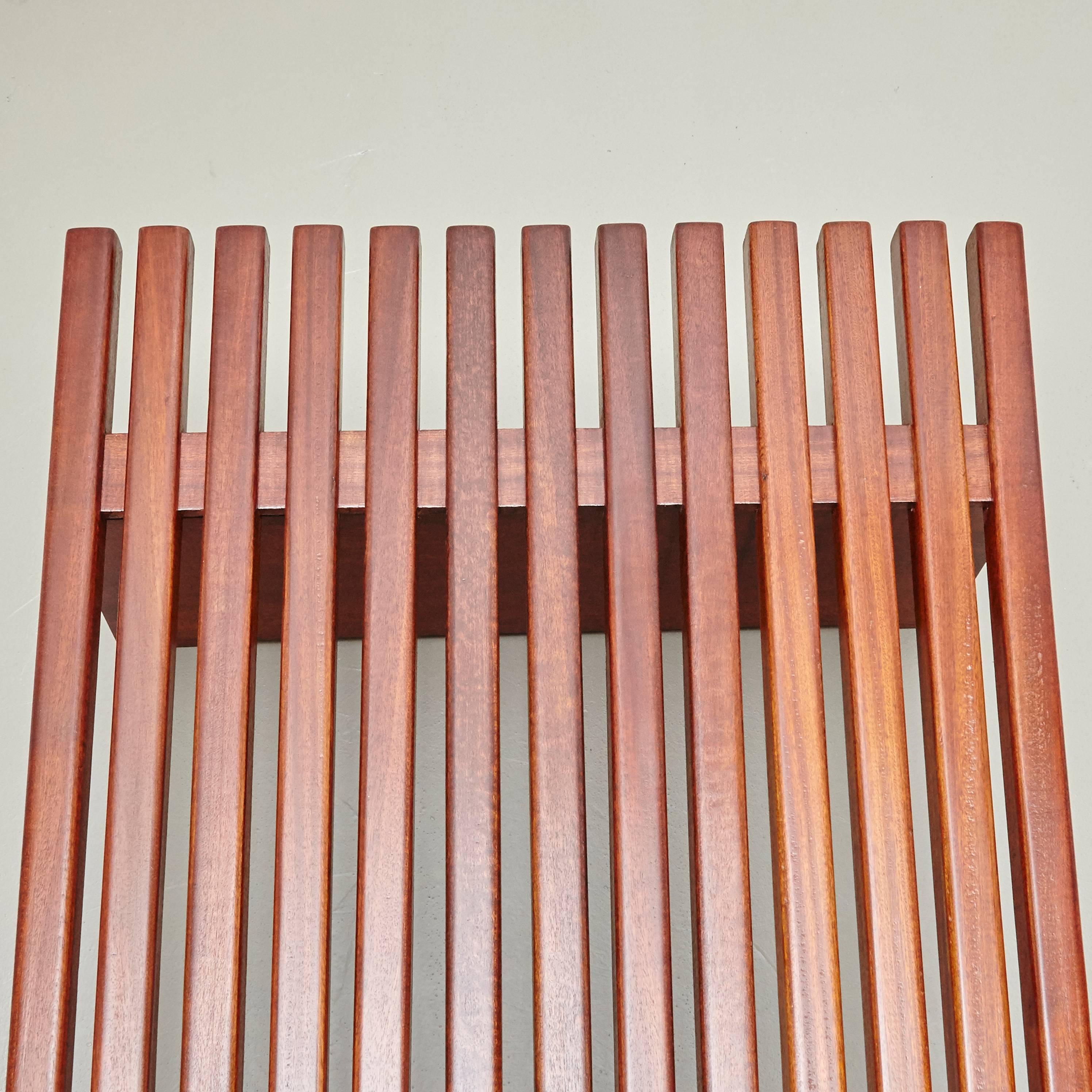 Charlotte Perriand Mid-Century Modern Wood Cansado Bench, circa 1950 3