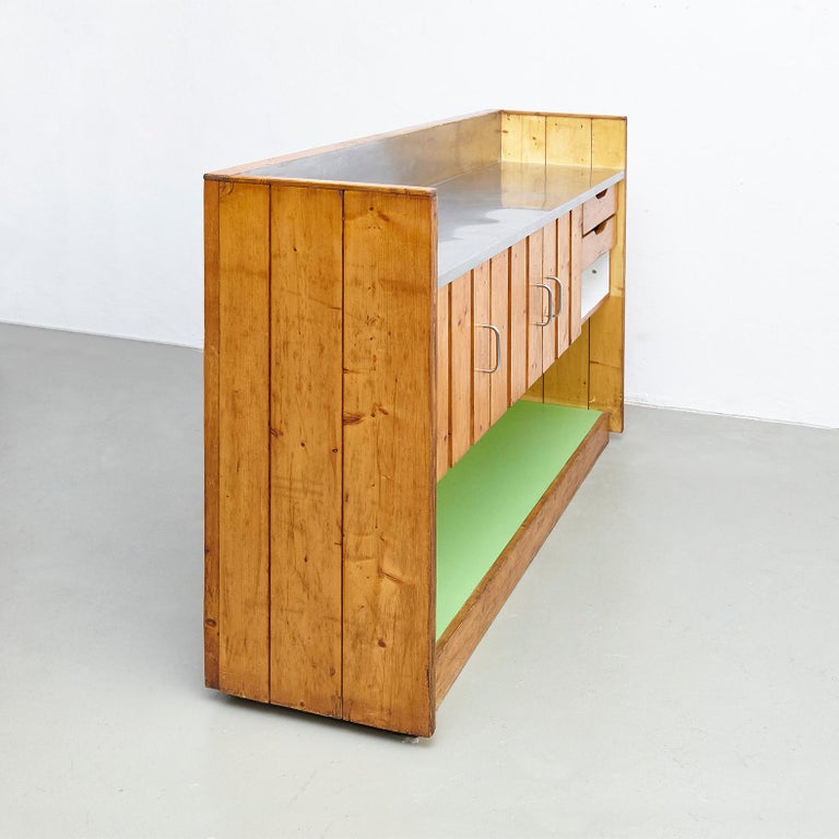 Charlotte Perriand, MidCentury Modern, Pinewood Bar for Les Arcs