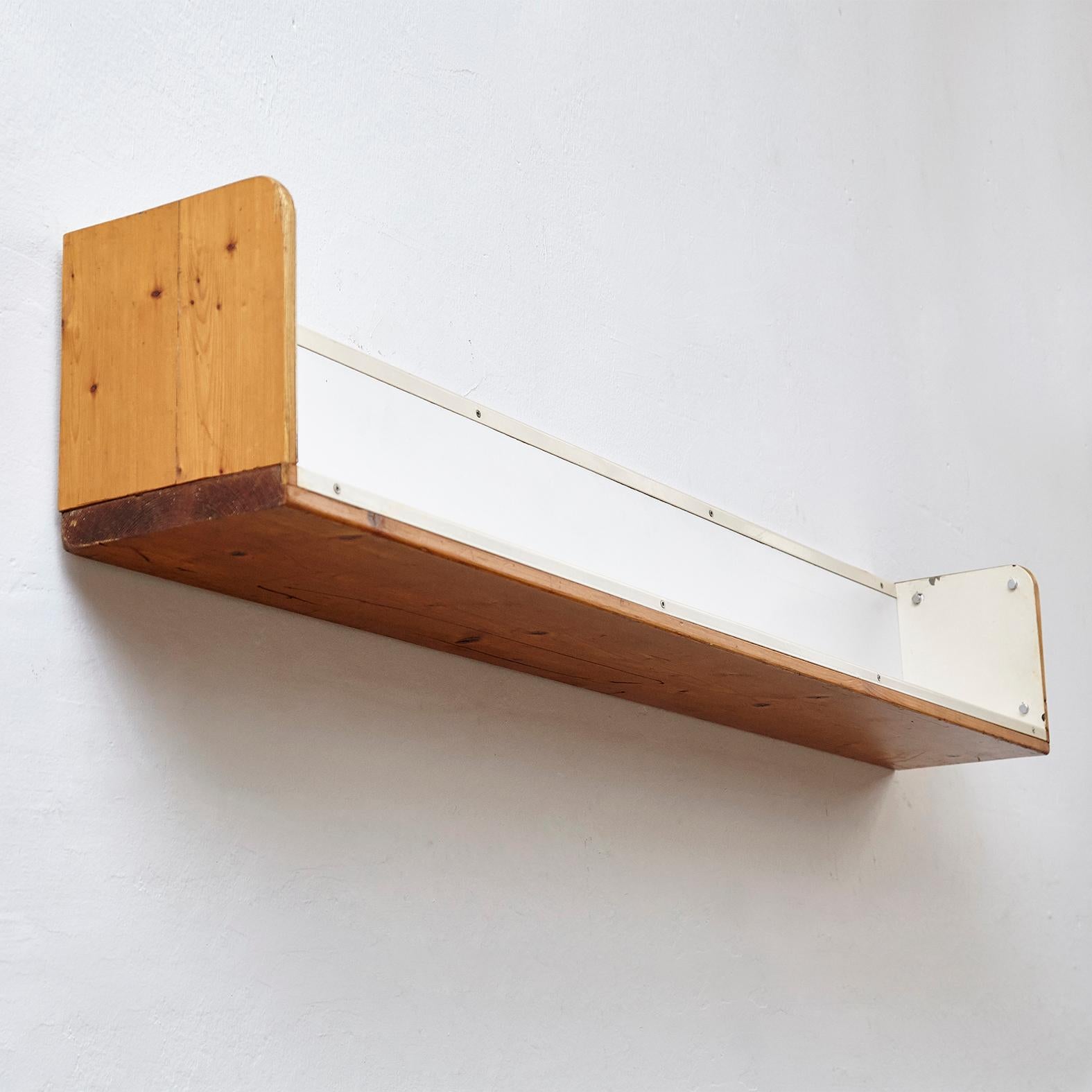 French Charlotte Perriand, Mid-Century Modern, Shelve for Les Arcs, circa 1960