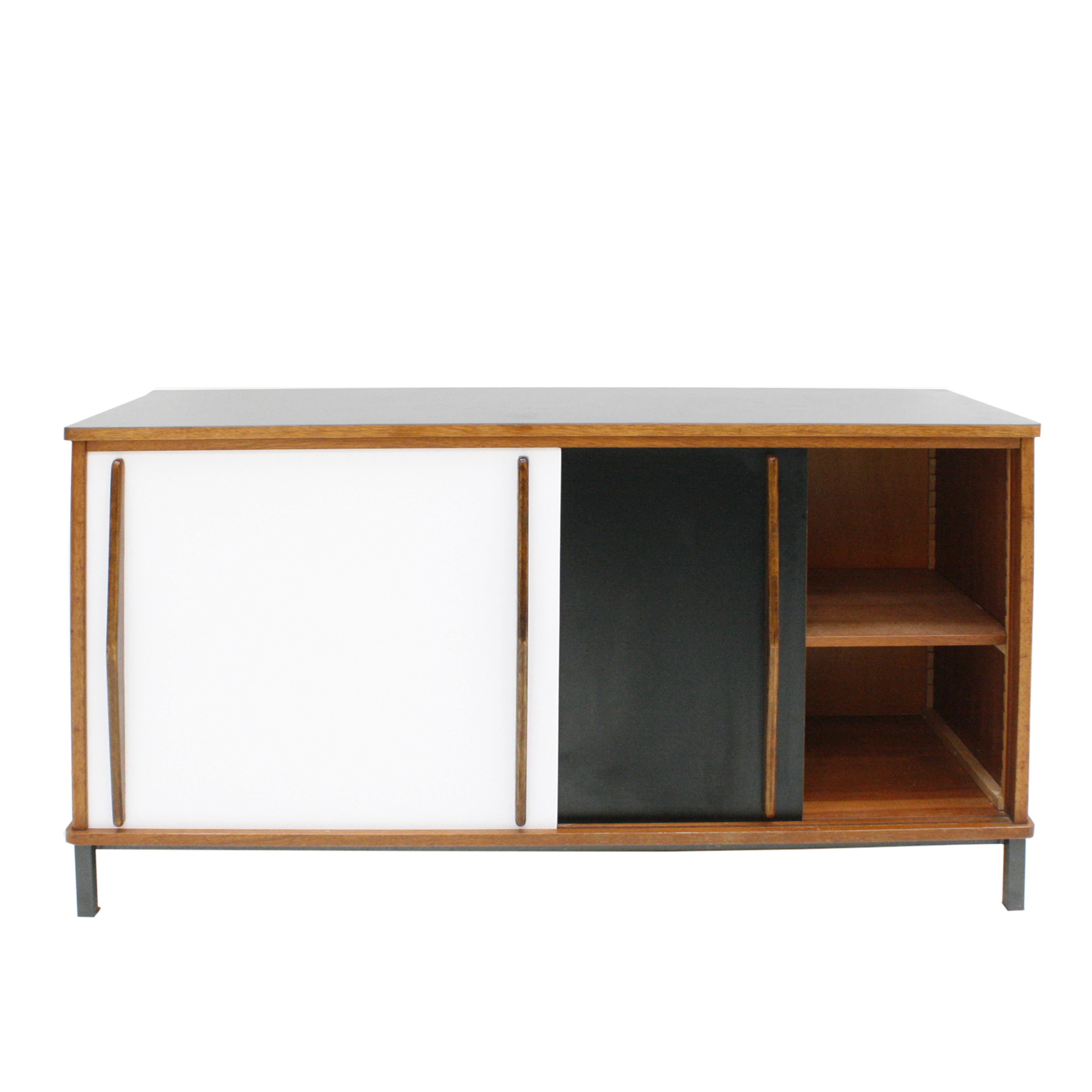Charlotte Perriand Mid-Century Modern Wood and Metal 