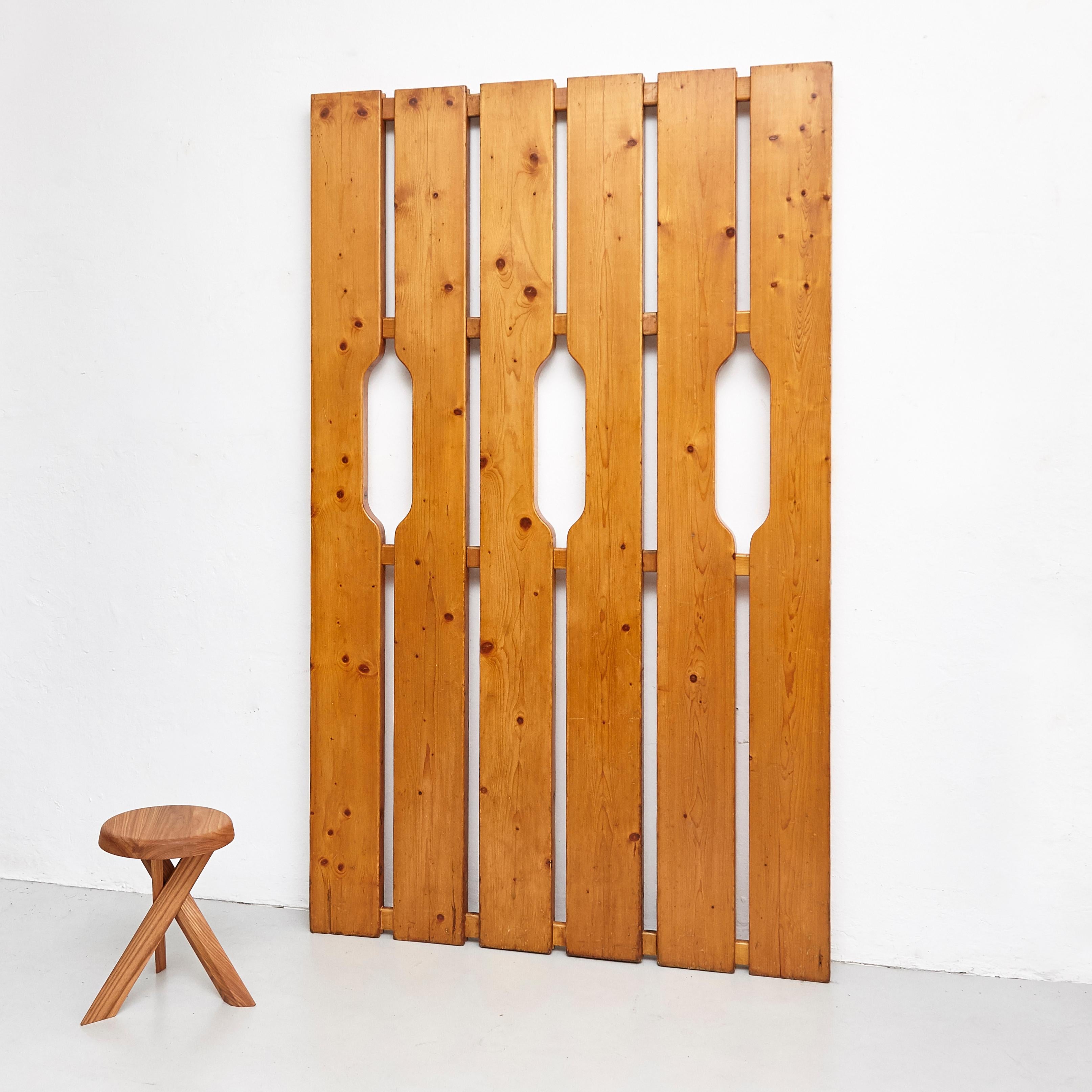 Charlotte Perriand Mid-Century Modern Wood Arquitectural Piece, circa 1960 10