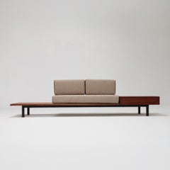 Charlotte Perriand Mid-Century Modern Wood Bench for Cansado circa 1958