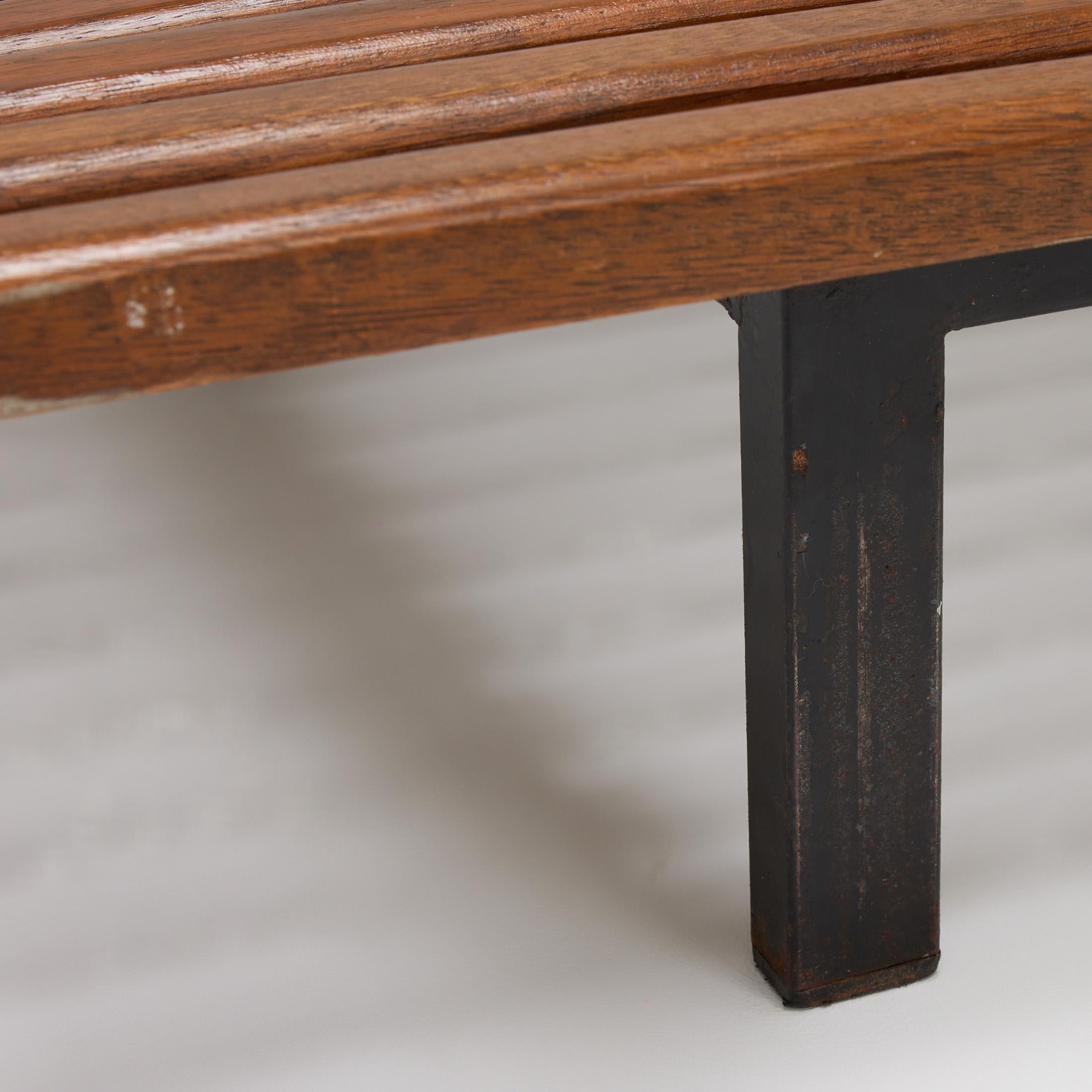 Charlotte Perriand Mid Century Modern Wood Cansado Bench, circa 1950 3