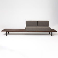 Charlotte Perriand Mid Century Modern Wood Cansado Bench Daybed by Steph Simon