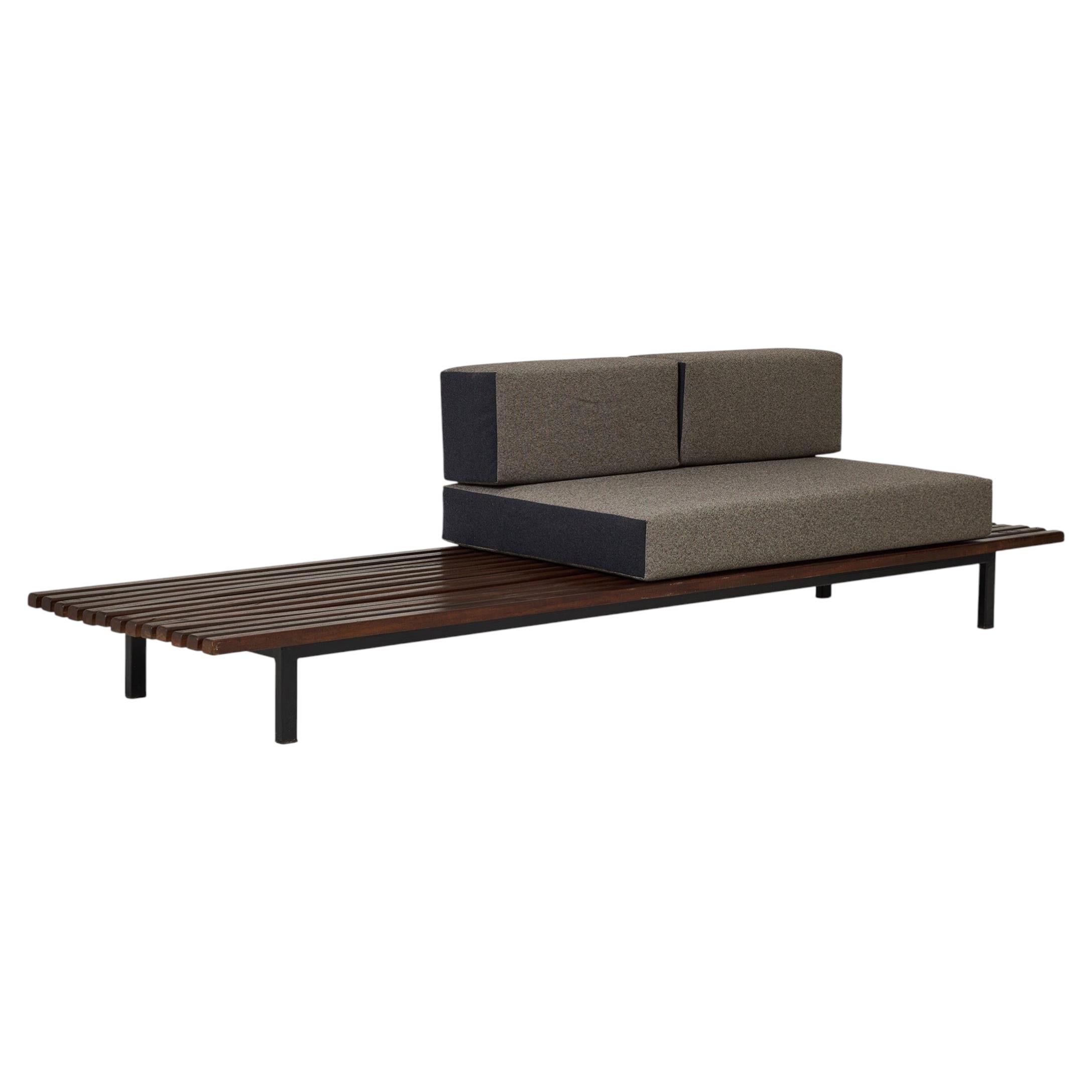 Charlotte Perriand Mid Century Modern Wood Cansado Bench Daybed by Steph Simon