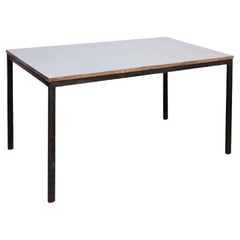 Charlotte Perriand, Mid-Century Modern, Wood Metal Cansado Table, circa 1950