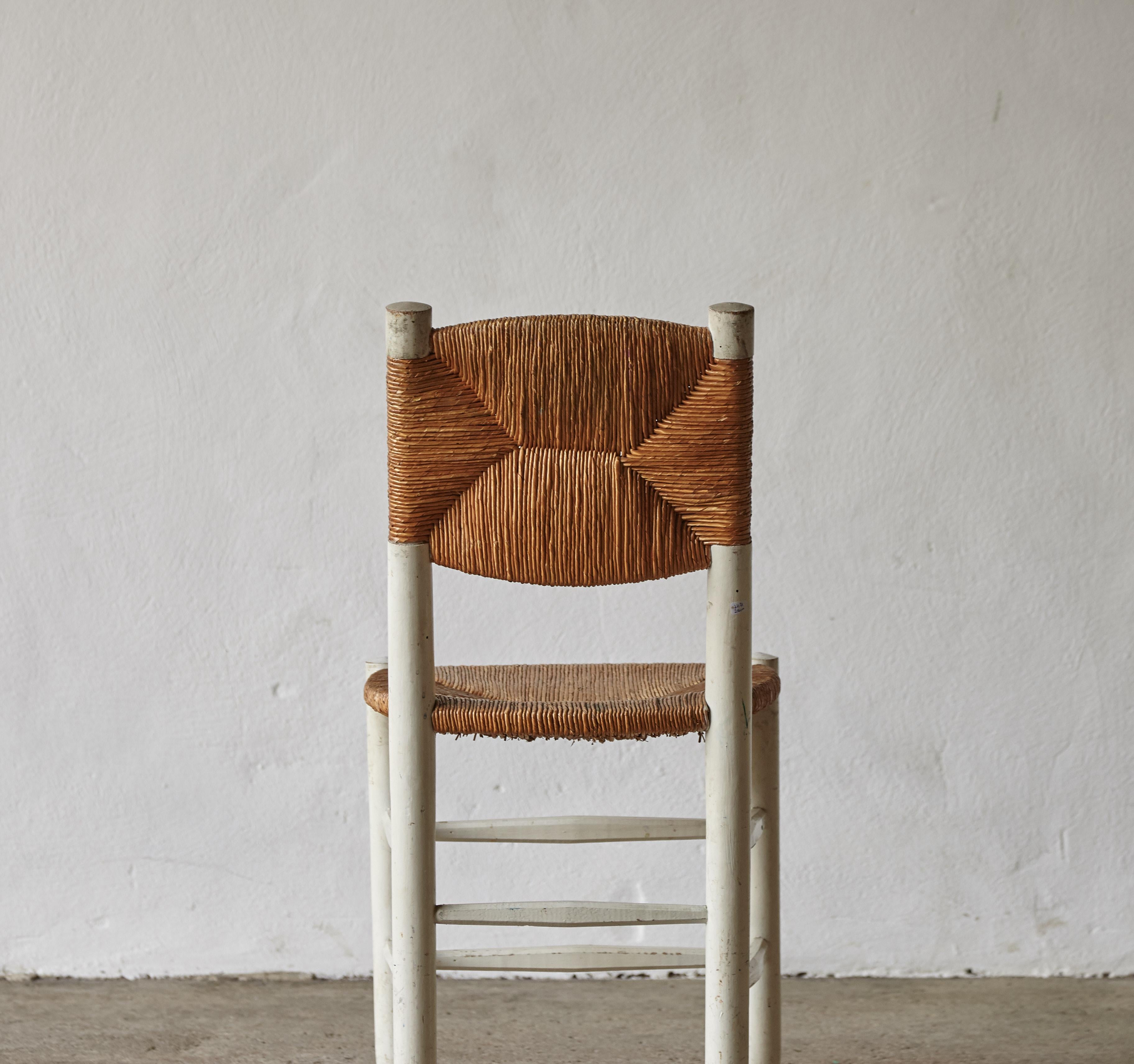 Charlotte Perriand Modell 19 Bauche-Stuhl, Frankreich, 1950er Jahre (20. Jahrhundert) im Angebot