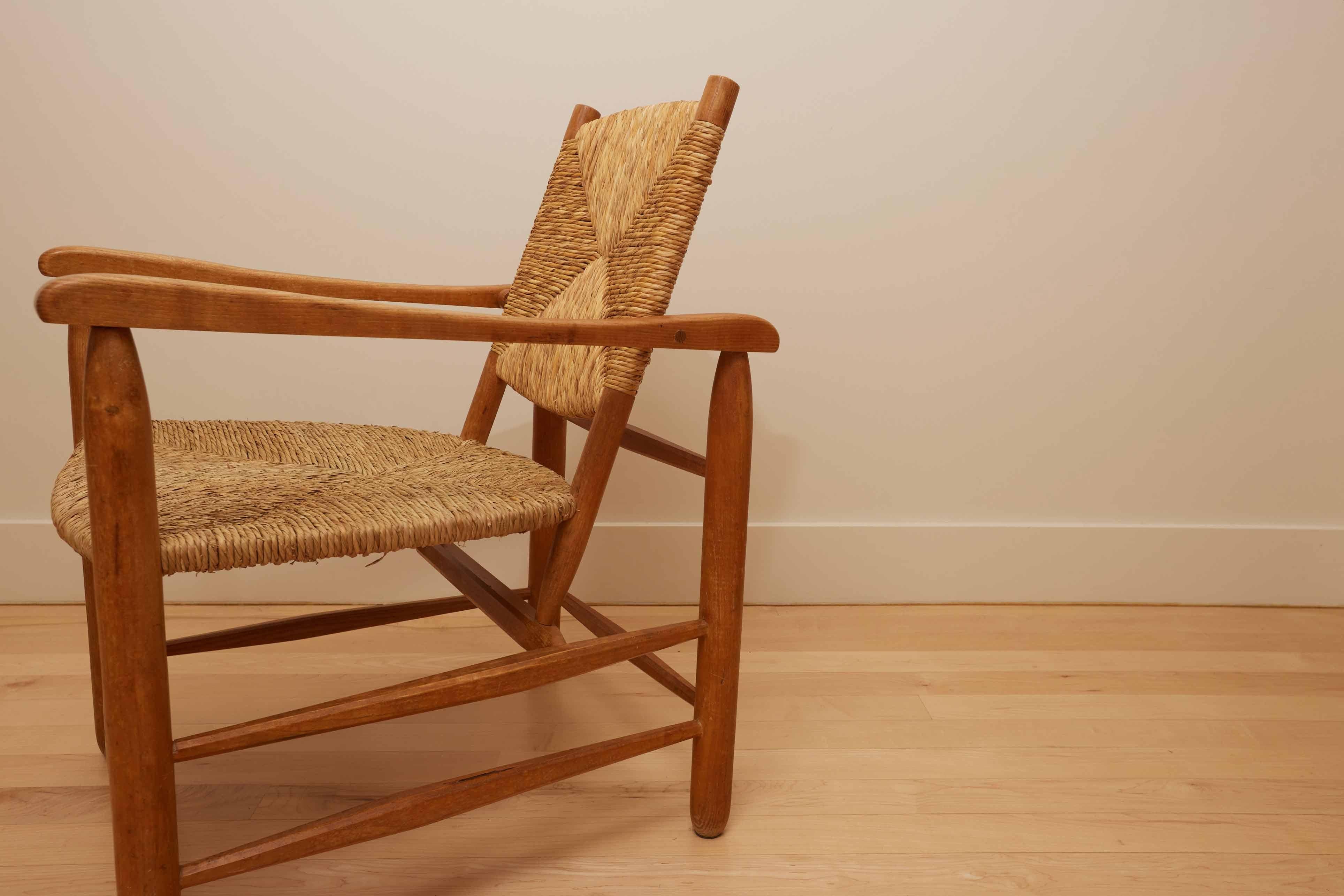 Charlotte Perriand. n°21 'Chamrousse' armchair. France. 1950 9