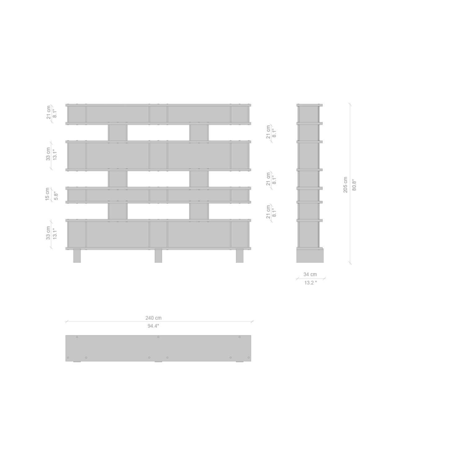Charlotte Perriand Nuage À Plots, Legno e alluminio di Cassina In condizioni Nuovo in vendita a Barcelona, Barcelona