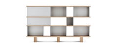Charlotte Perriand Nuage Shelving Unit, Wood and Aluminium by Cassina