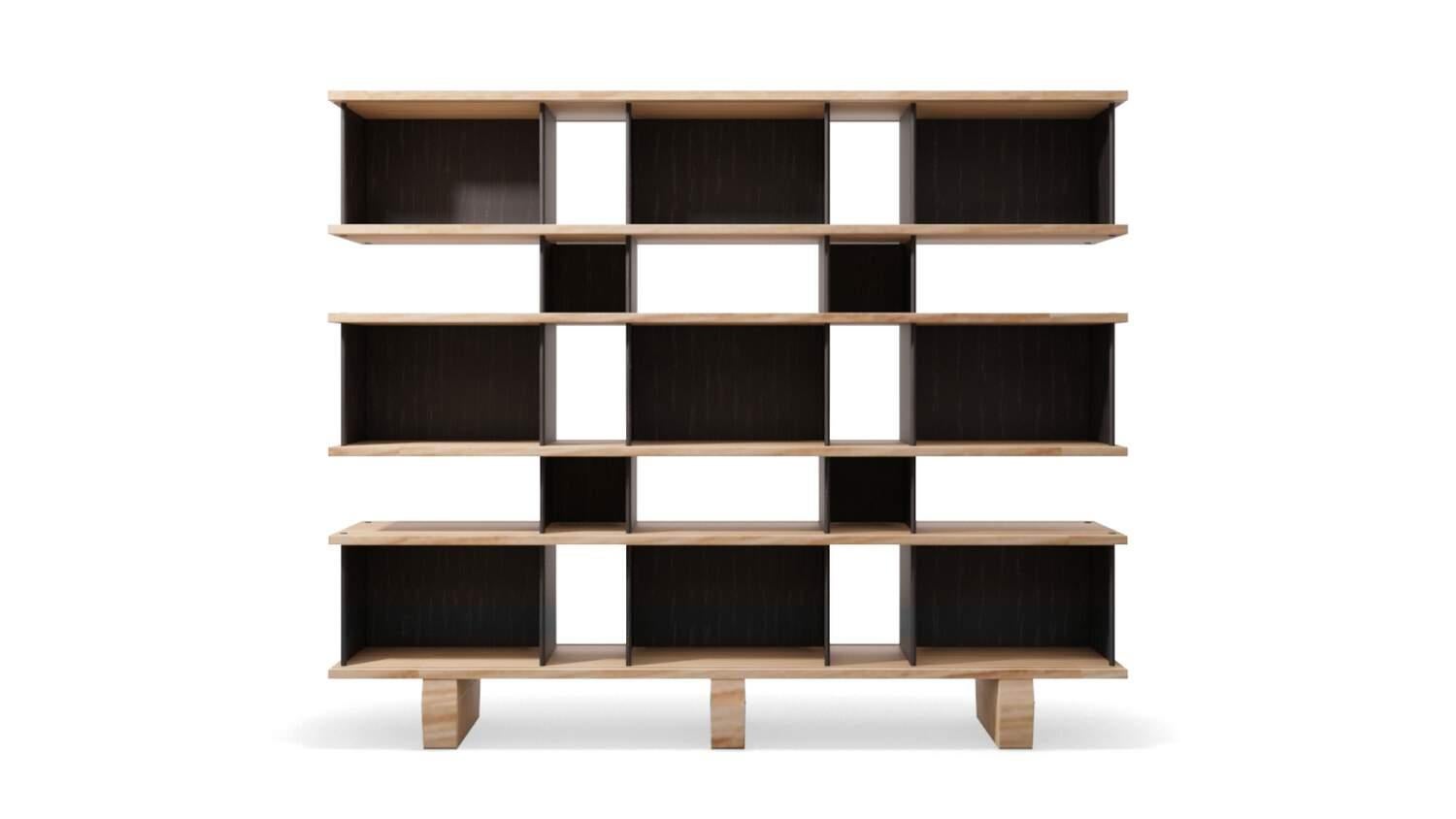 Perriand Nuage Regalschrank, Holz und Aluminium von Cassina im Zustand „Neu“ im Angebot in Barcelona, Barcelona