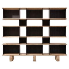 Charlotte Perriand Nuage Shelving Unit, Wood and Aluminium by Cassina