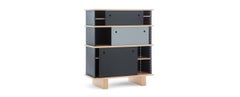 Charlotte Perriand Nuage Shelving Unit, Wood and Aluminium