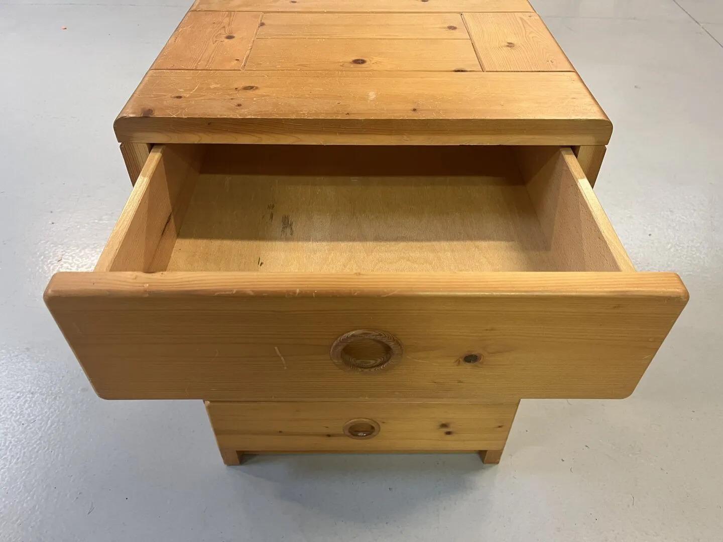 Pine Charlotte Perriand, Pair of Chests of Drawers  Les Arcs, circa 1960 For Sale