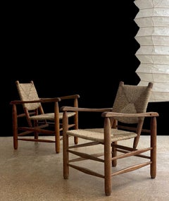 Paire de fauteuils Charlotte Perriand