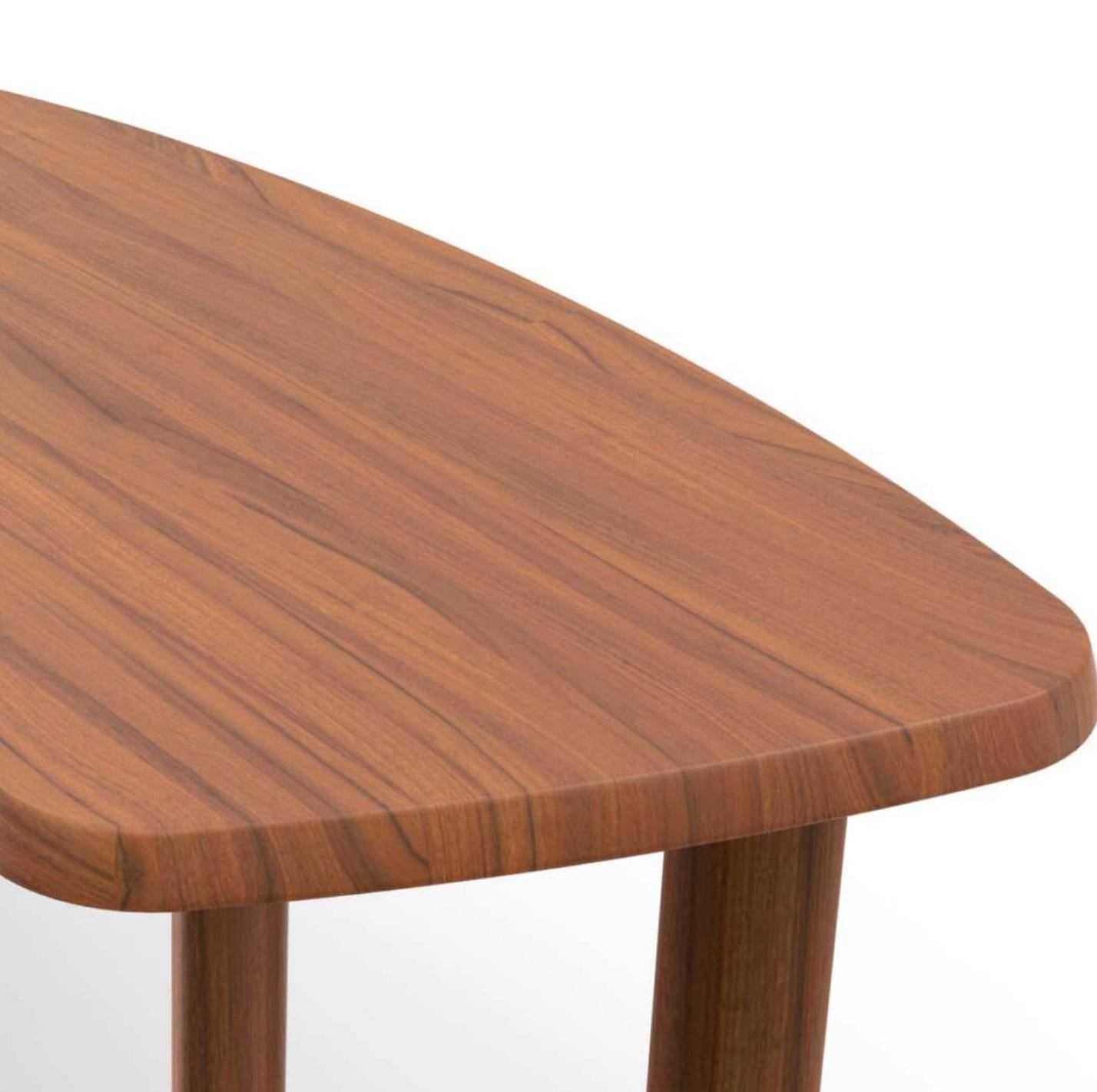 Charlotte Perriand Petit Bureau En Forme Libre Tisch für Cassina (Walnuss) im Angebot