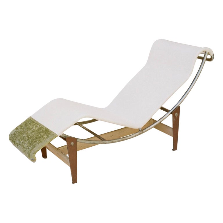 Charlotte Perriand, Pierre Jeanerret, Le Corbusier, "Chaise basculante", c.  1928 at 1stDibs | chaise longue basculante charlotte perriand