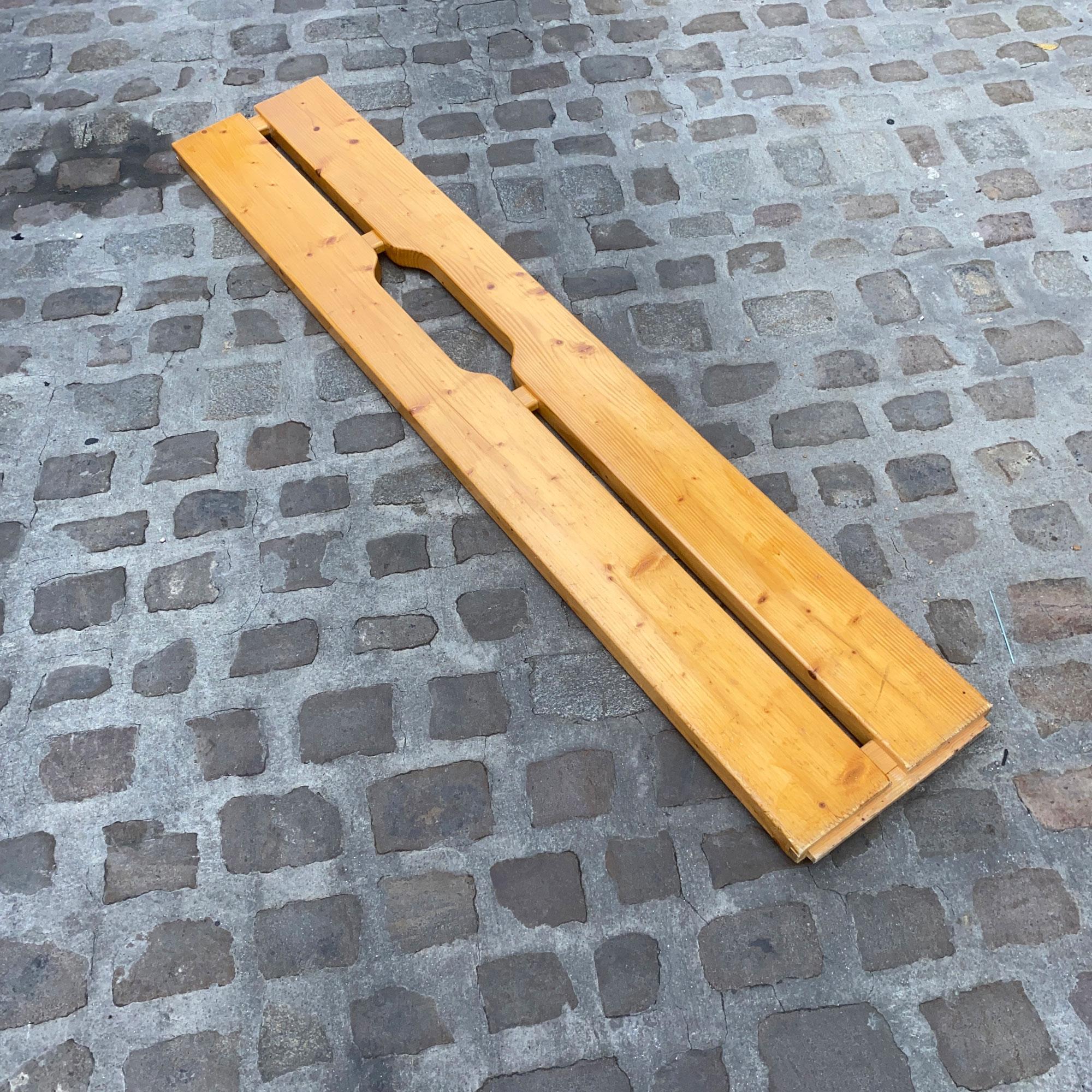 French Charlotte Perriand Pillar Bar Arcs ski resort 1976 For Sale