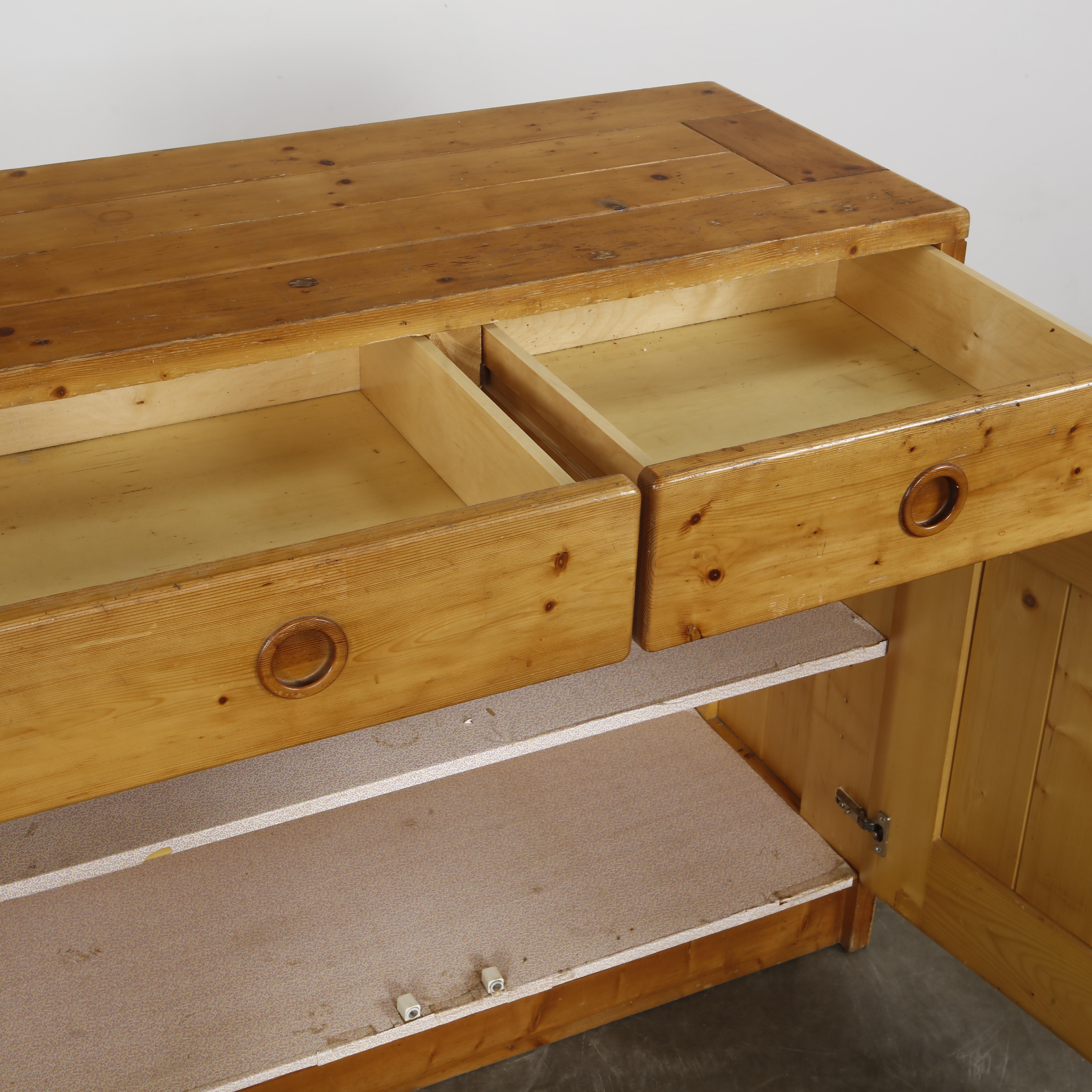 Charlotte Perriand, Pine Sideboard for Les Arcs 1600, 1960s For Sale 5