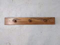 Charlotte Perriand Pine Wood Coat Rack, Les Arcs Ski Resort, France, 1970s