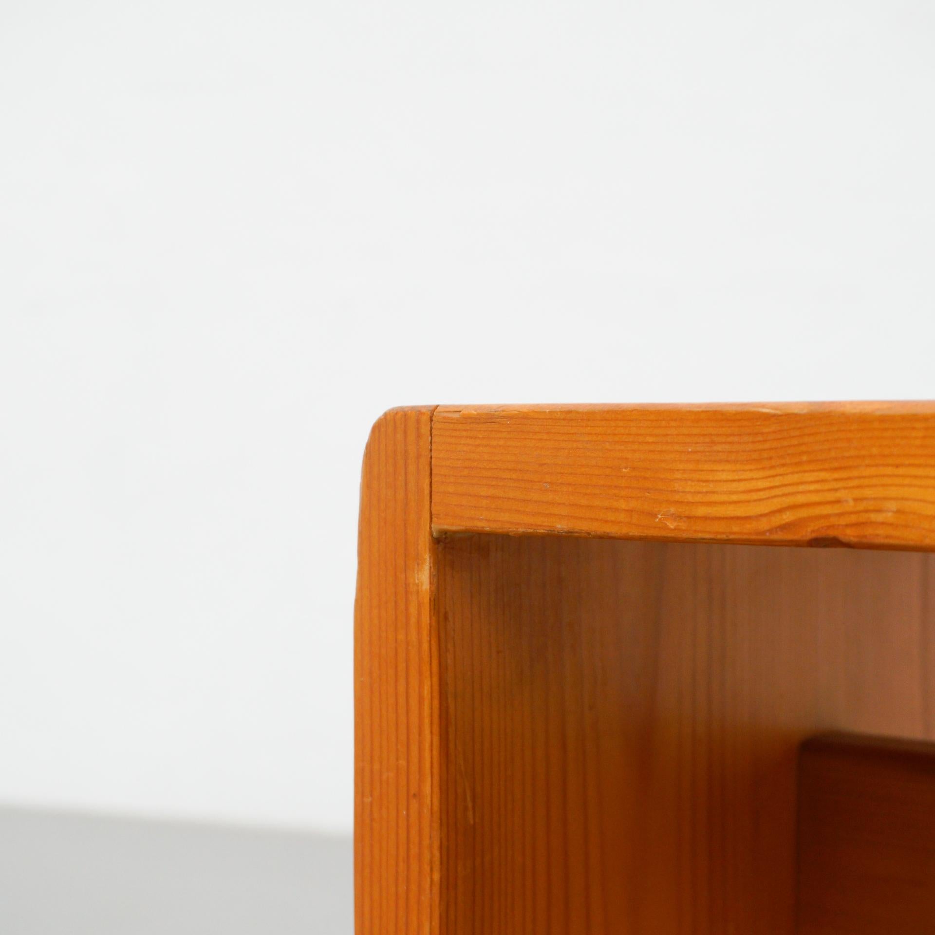 Charlotte Perriand Pine Wood Stool for Les Arcs 4