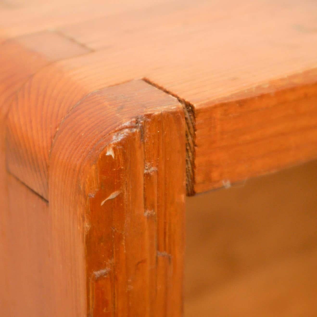 Charlotte Perriand Pine Wood Stool For Les Arcs 5
