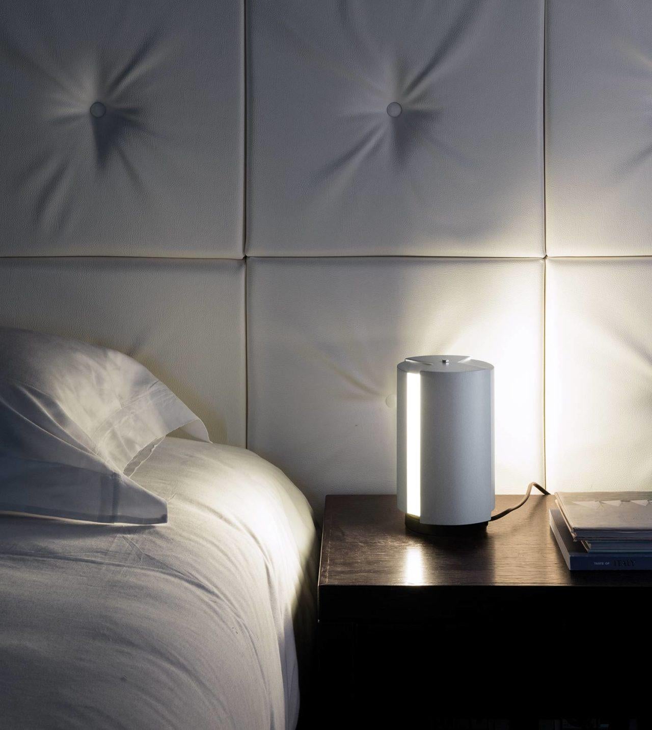 Charlotte Perriand 'Pivotante À Poser' Table Lamp in Light Blue for Nemo Neuf - En vente à Glendale, CA