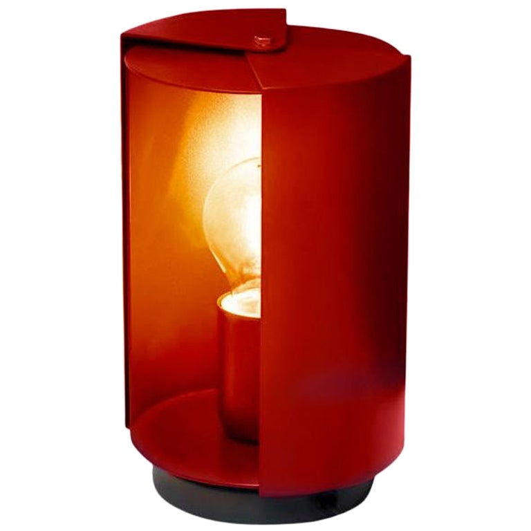 Charlotte Perriand 'Pivotante À Poser' Table Lamp in Red for Nemo