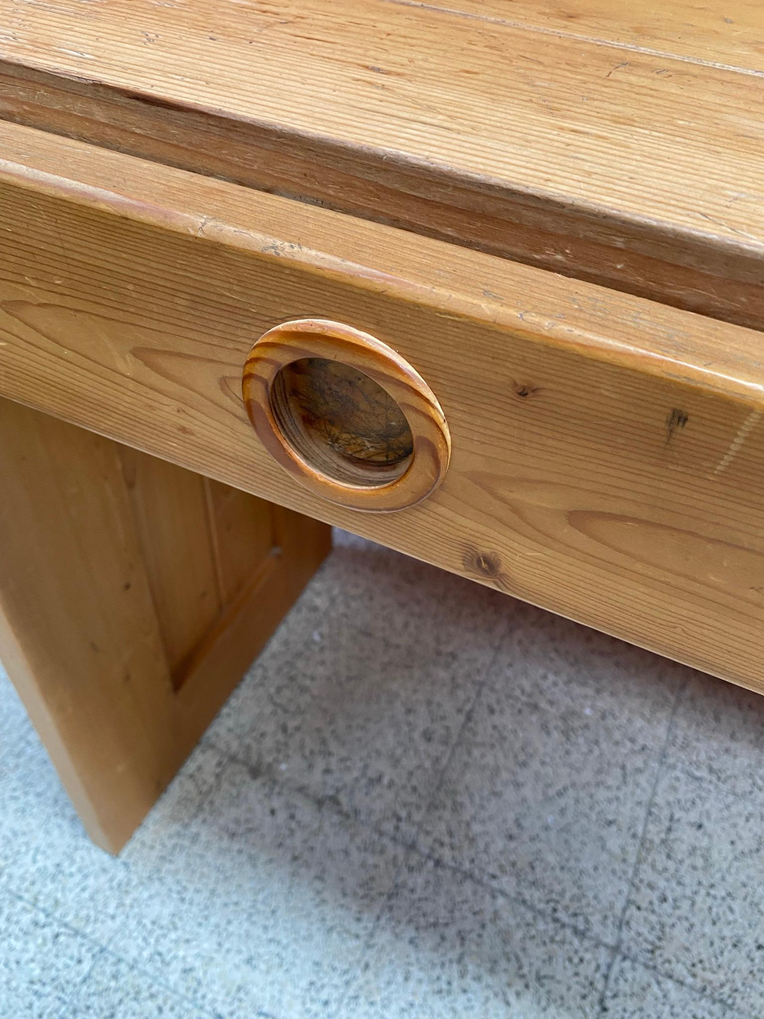 Charlotte Perriand, Rare Console Table Les Arcs, circa 1960 2