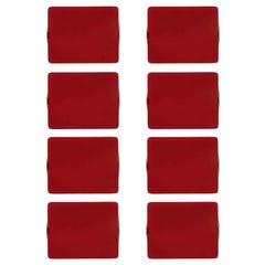 Charlotte Perriand Red 'Applique Á Volet Pivotant' Wall Lights