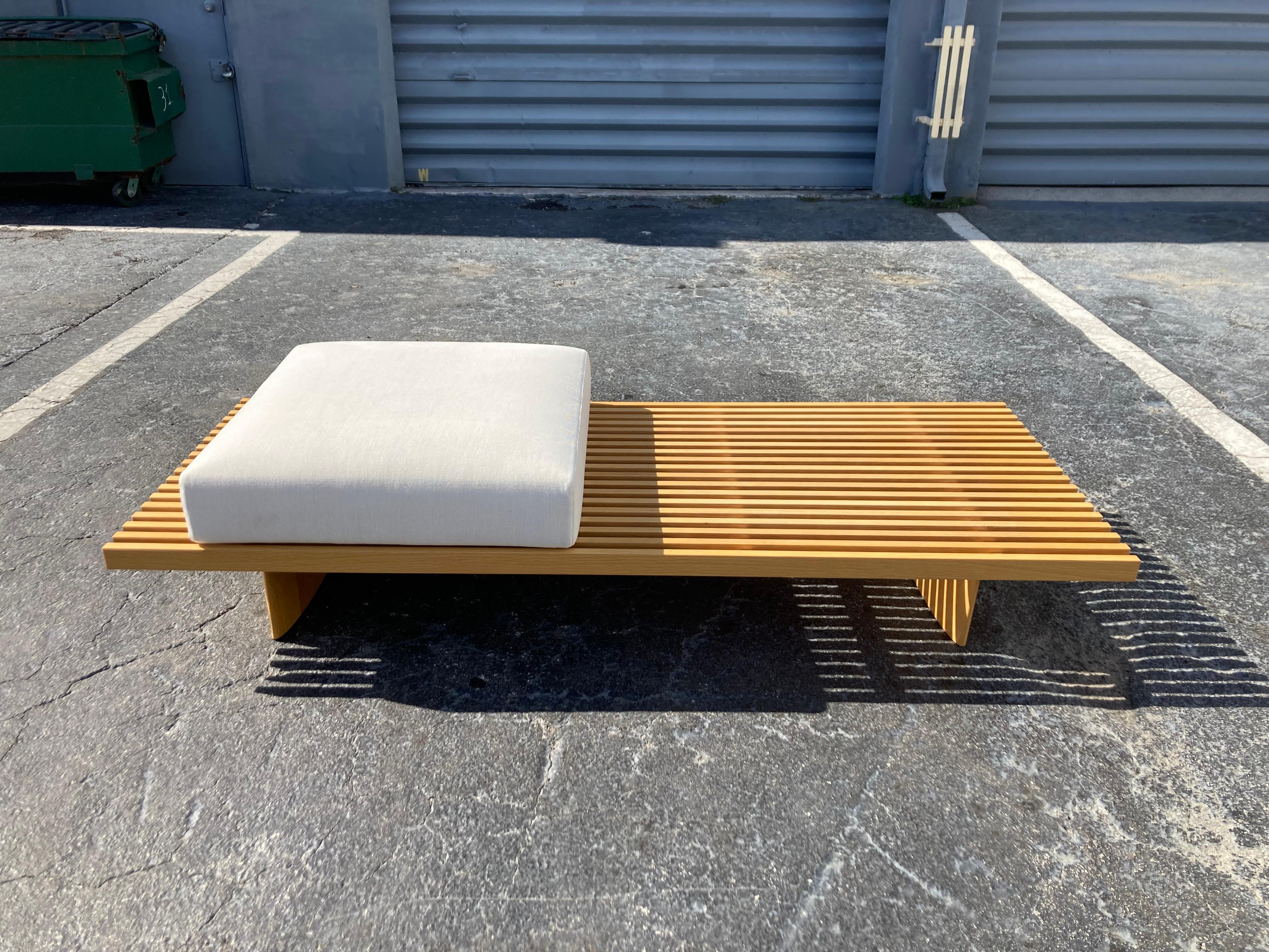 Italian Charlotte Perriand Refolo Low Table by Cassina, Bench, Daybed