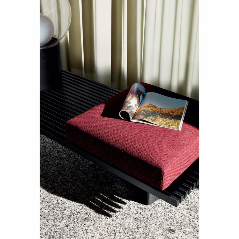Modular system that can be use as a sofa, bench or other options designed by Charlotte Perriand in 1953. Relaunched by Cassina in 2004. 
Manufactured by Cassina in Italy.

A modular system featuring simple, essential volumes, Refolo was created
