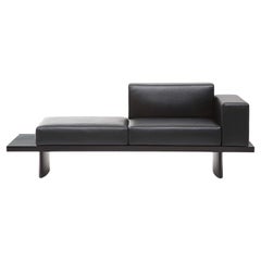 Sofá Modular Charlotte Perriand Refolo, Madera y Piel Negra by Cassina