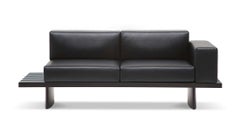 Charlotte Perriand Refolo Sofa aus schwarzem Leder für Cassina, Italien – neu