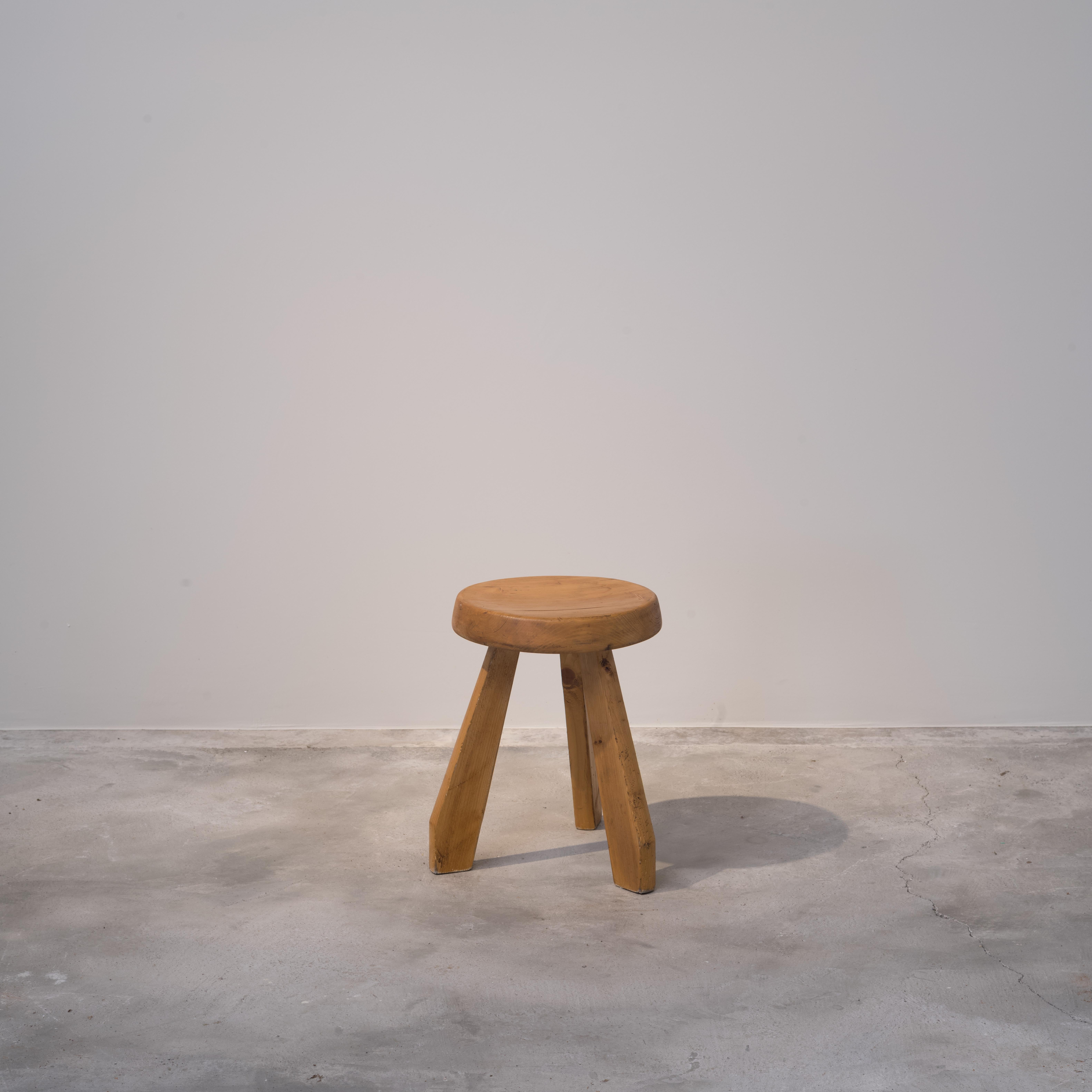 Charlotte Perriand Sandoz Stool / Authentic Mid-Century Modern Paris, 1968 In Good Condition For Sale In Zürich, CH