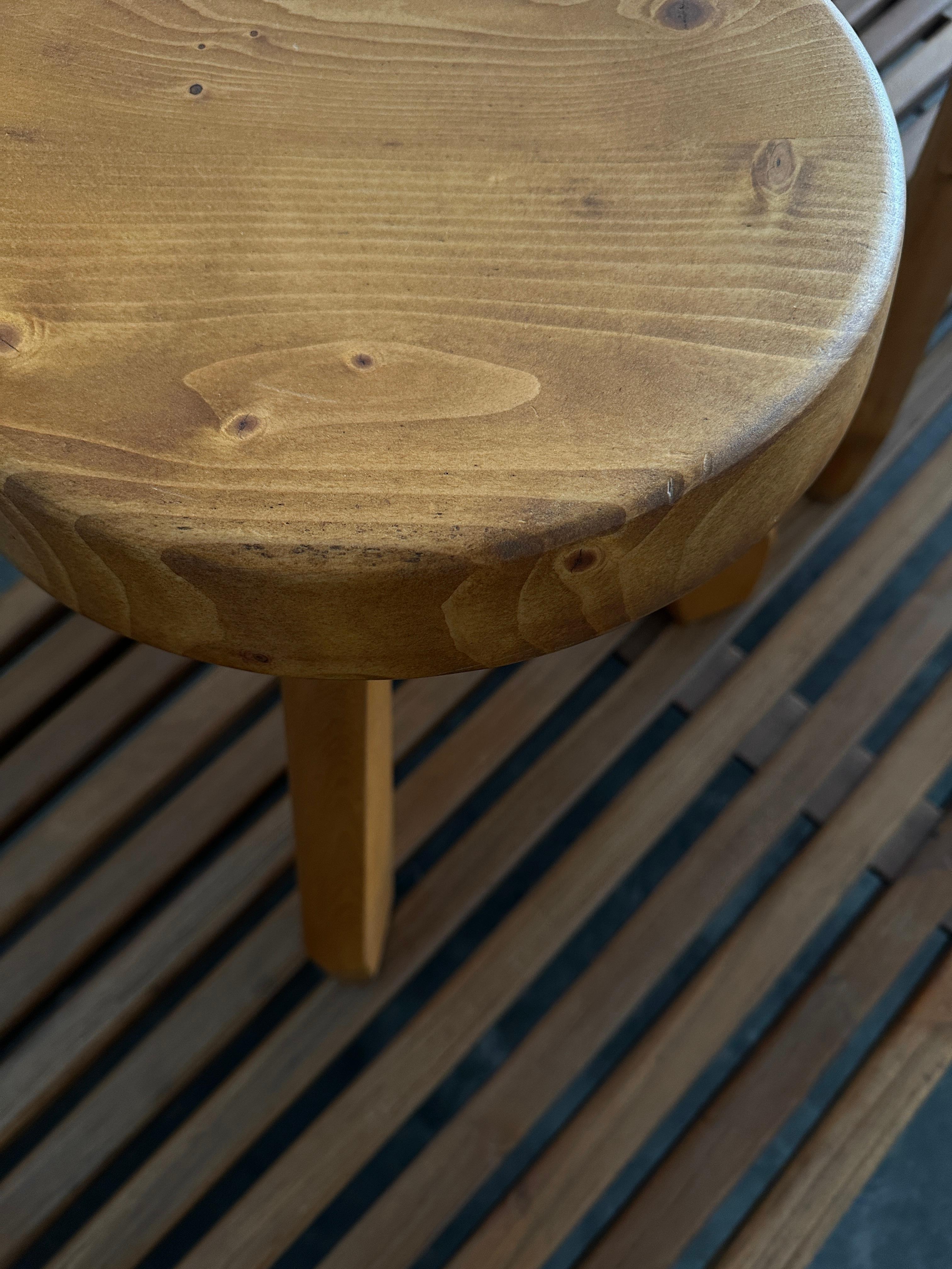 French Charlotte Perriand Sandoz Stools For Sale