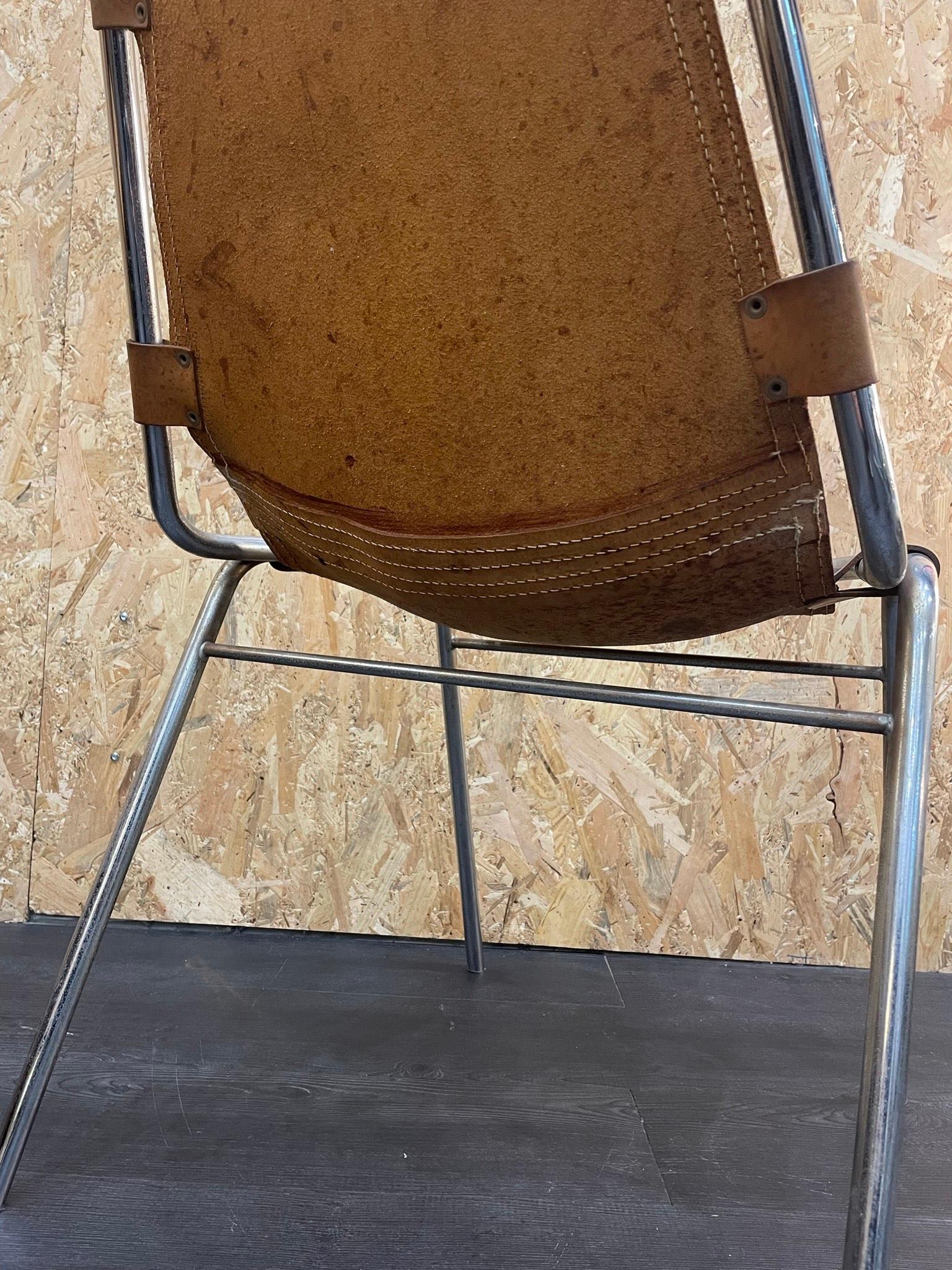 European Charlotte Perriand, Set of 6 Chairs Les Arcs, circa 1960 For Sale
