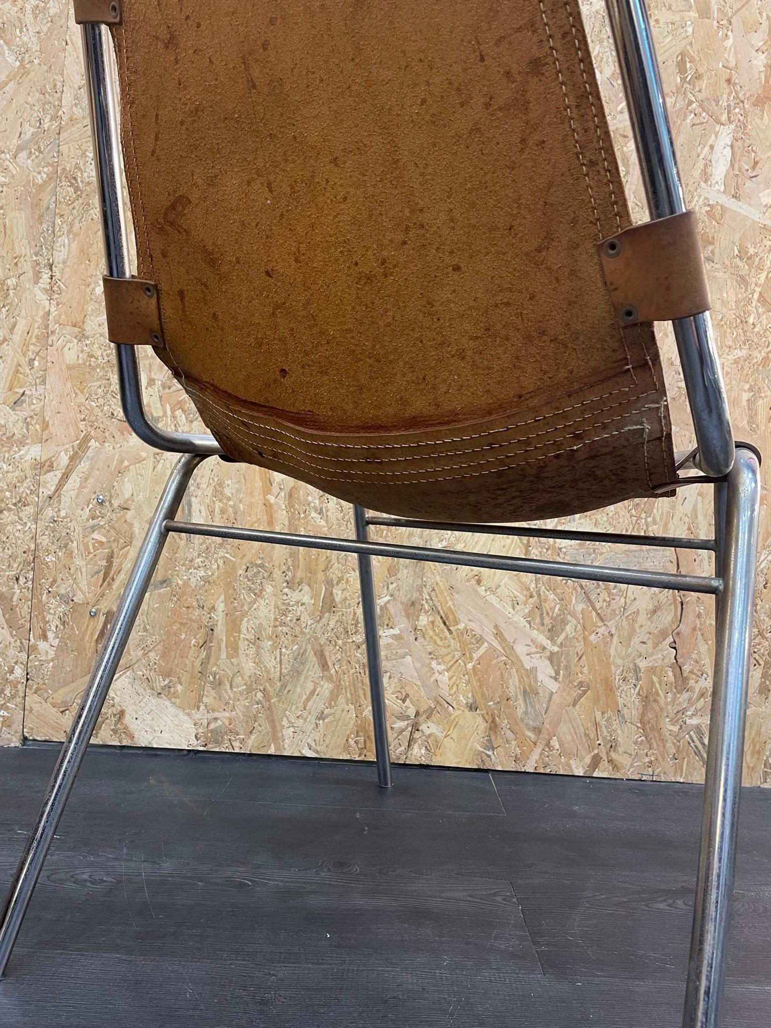 Europeo Charlotte Perriand, Set di 6 sedie Les Arcs, circa 1960 in vendita