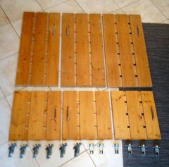 Charlotte Perriand Set of 6 Kitchen Doors from an Arcs 1600 Apartment