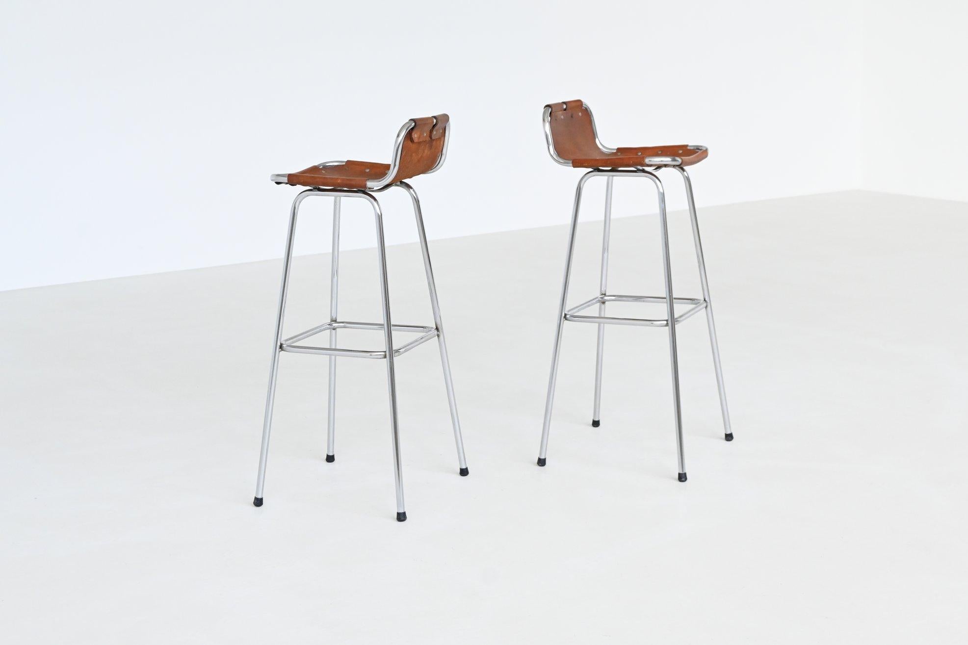 Charlotte Perriand set of six bar stools Les Arcs Ski Resort France 1960 For Sale 6