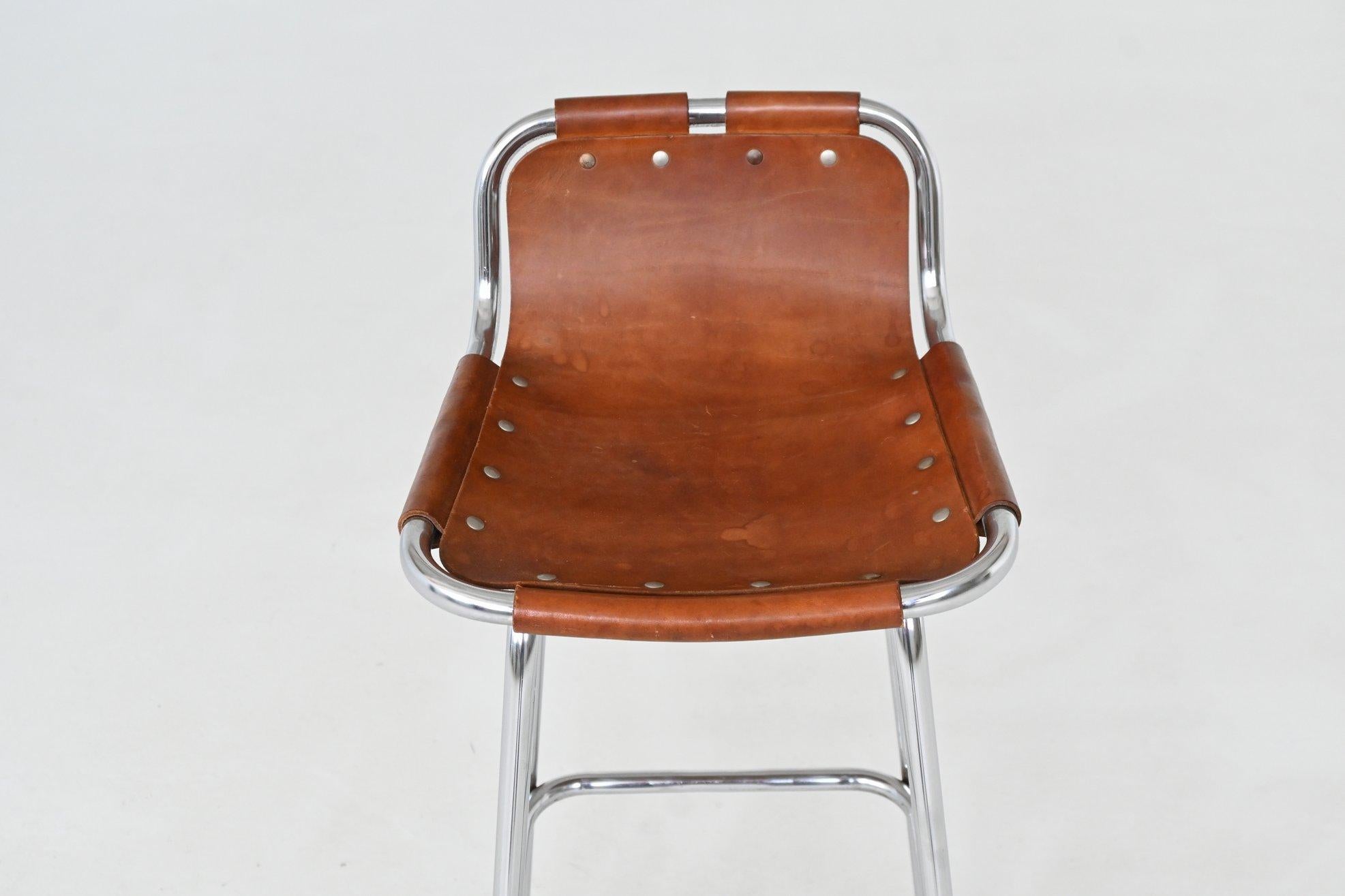 Charlotte Perriand set of six bar stools Les Arcs Ski Resort France 1960 For Sale 8