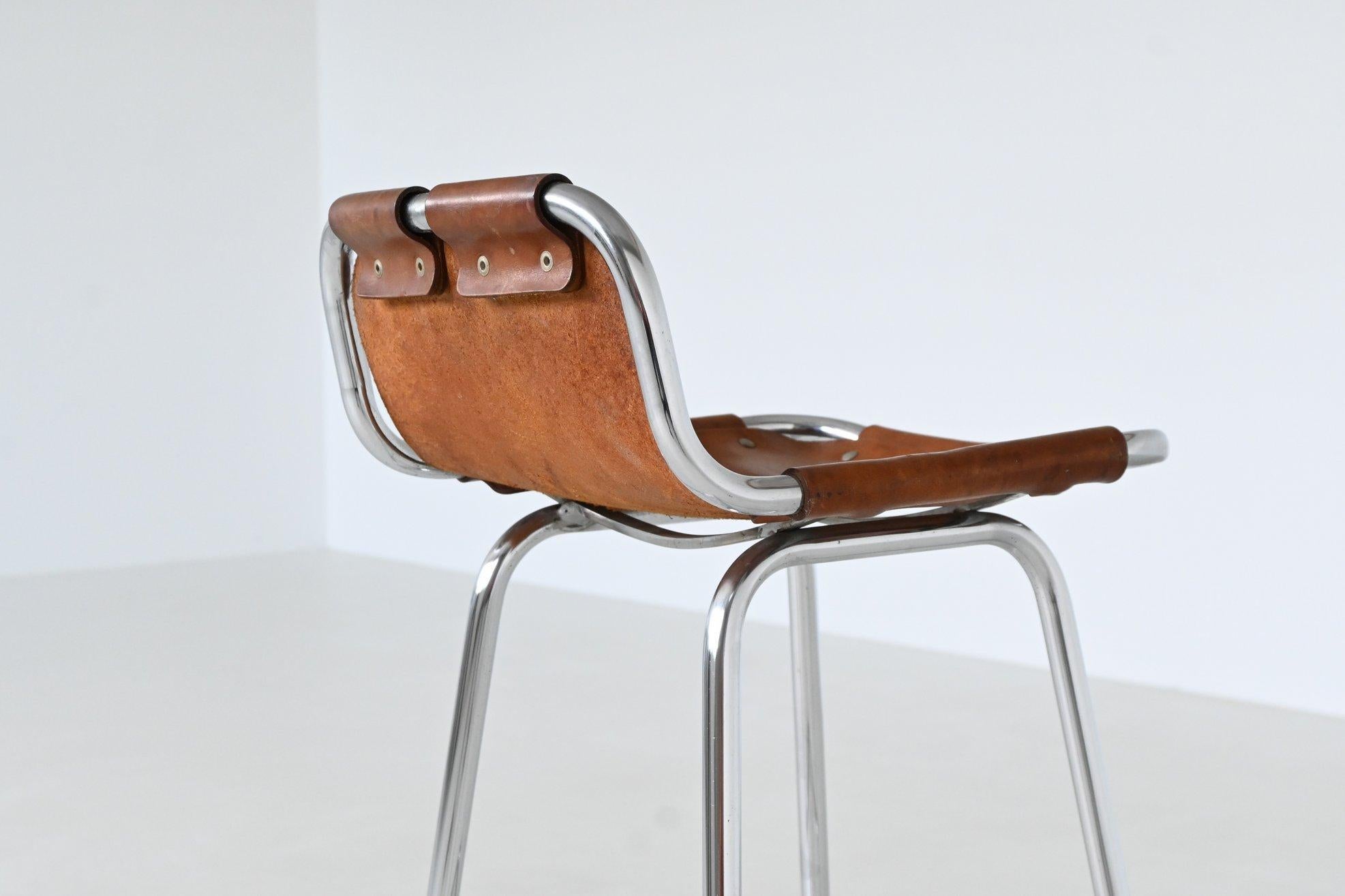 Charlotte Perriand set of six bar stools Les Arcs Ski Resort France 1960 For Sale 13