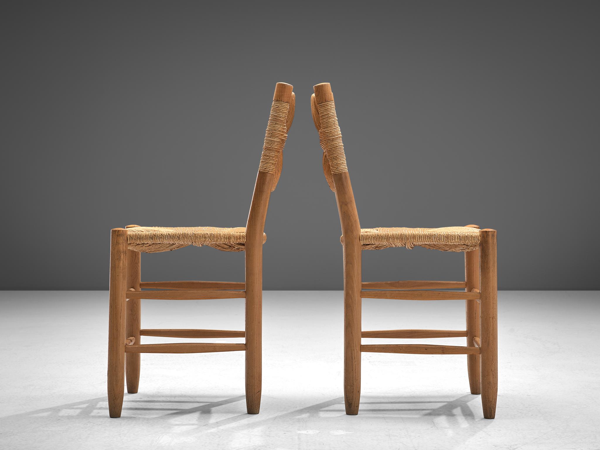 Mid-20th Century Charlotte Perriand Set of Ten N19 'Bauche' Chairs, 1950s