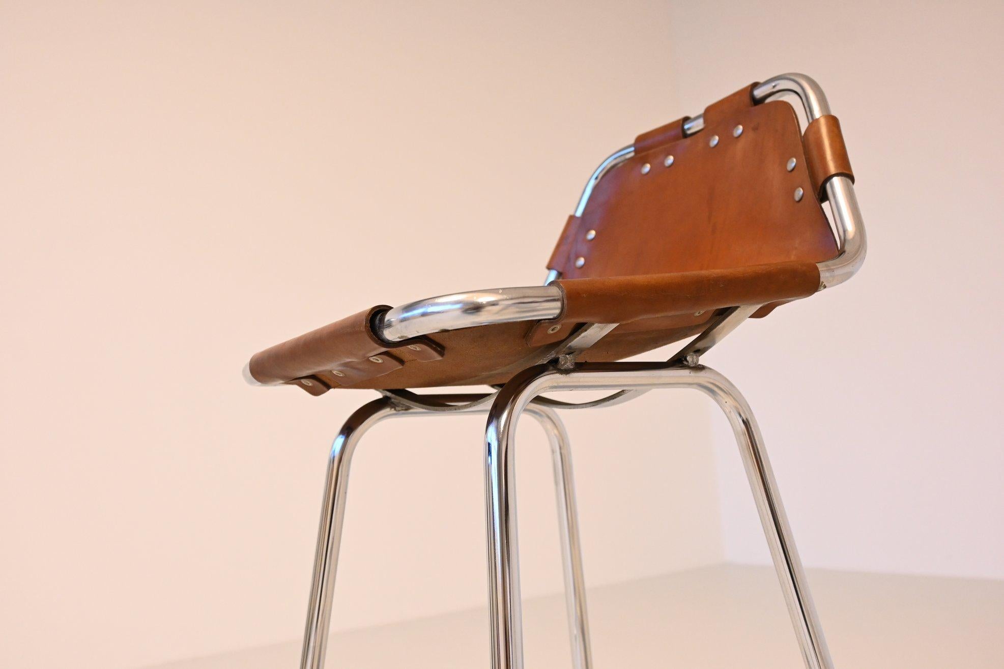 Charlotte Perriand set of three bar stools Les Arcs Ski Resort France 1960 4
