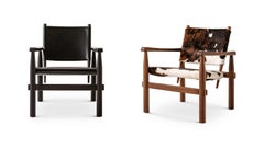 Charlotte Perriand Set di due poltrone Doron Hotel per Cassina