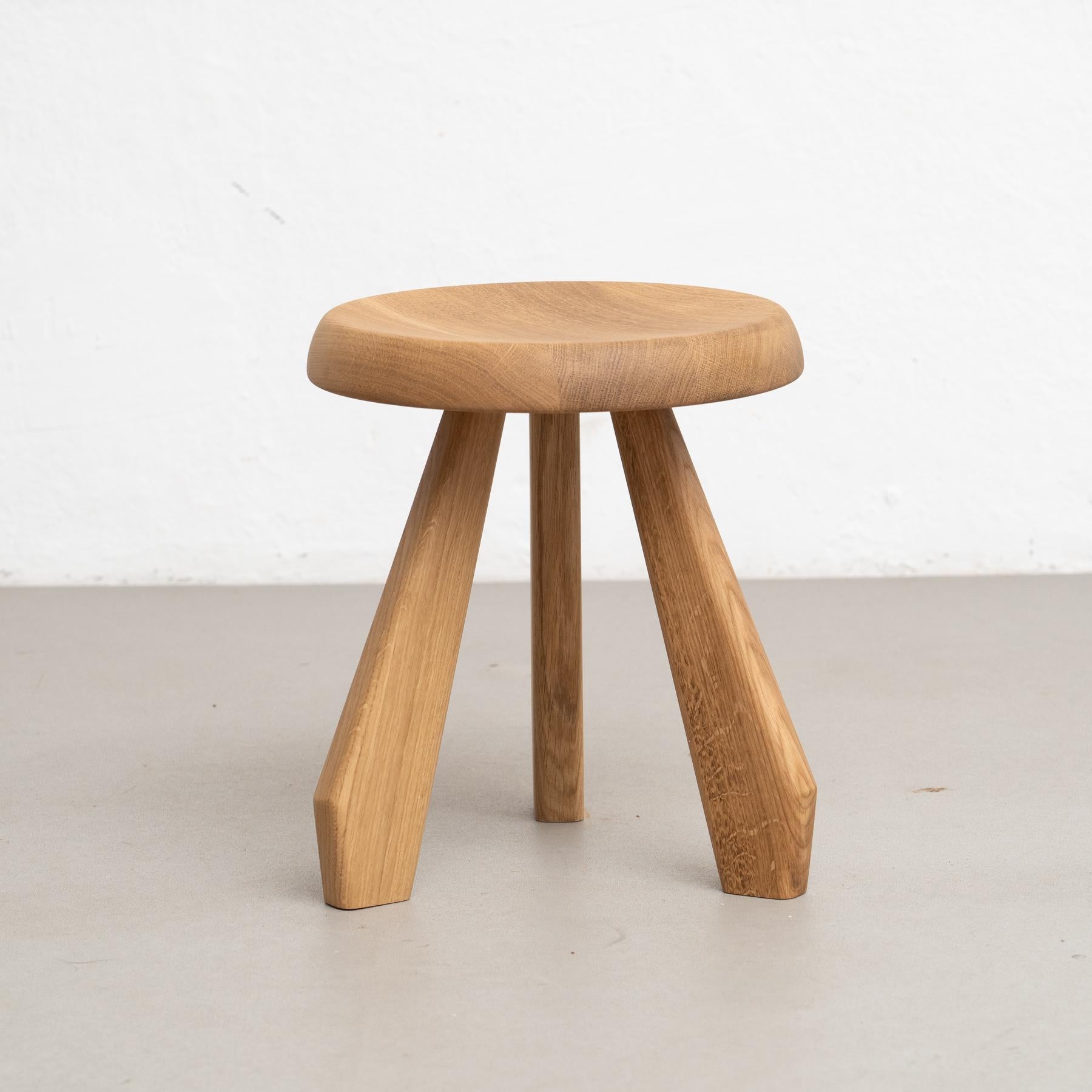 Charlotte Perriand Ensemble de deux tabourets en bois Meribel pour Cassina en vente 1
