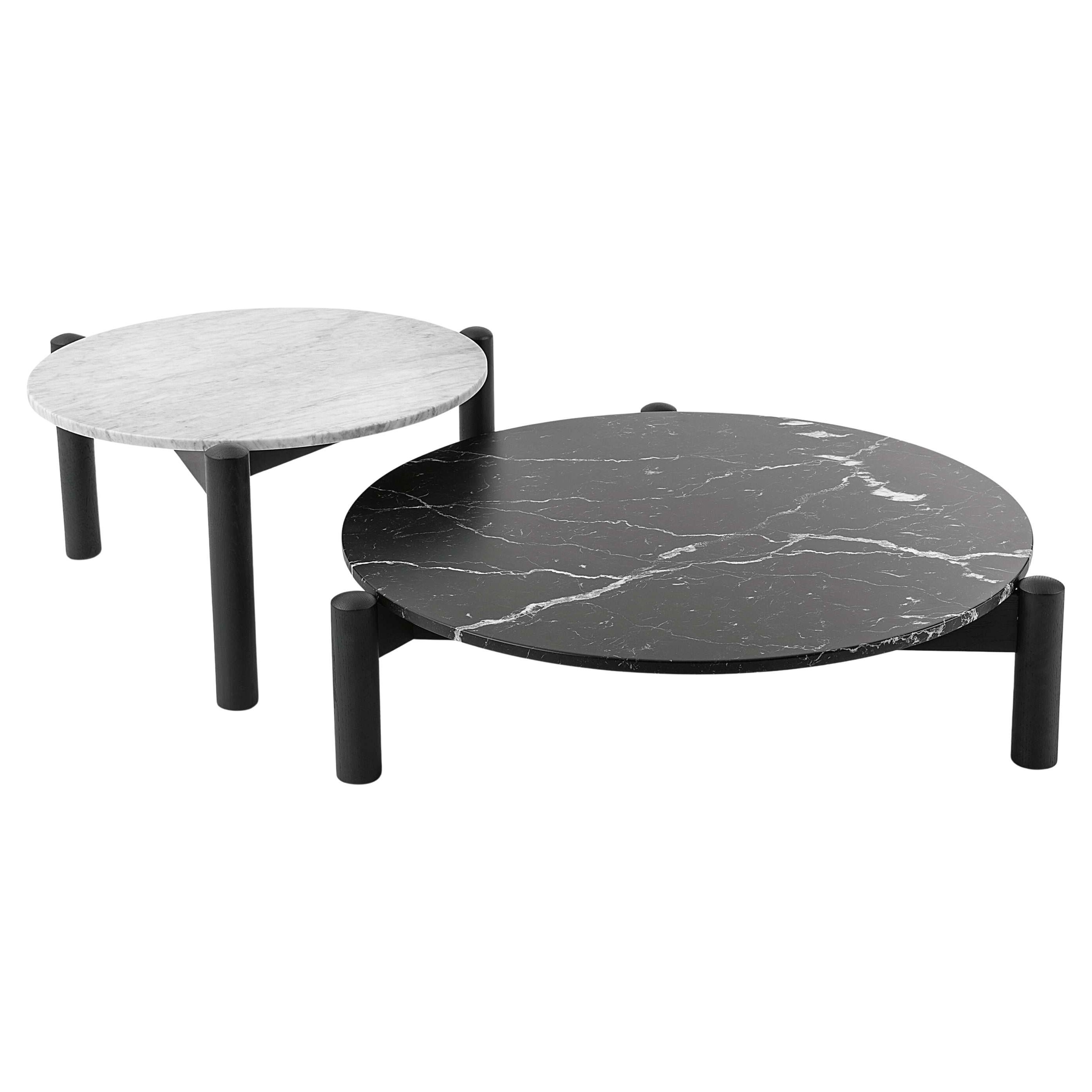 Charlotte Perriand Set Of Two Table À Plateau Interchangeable Coffee Table