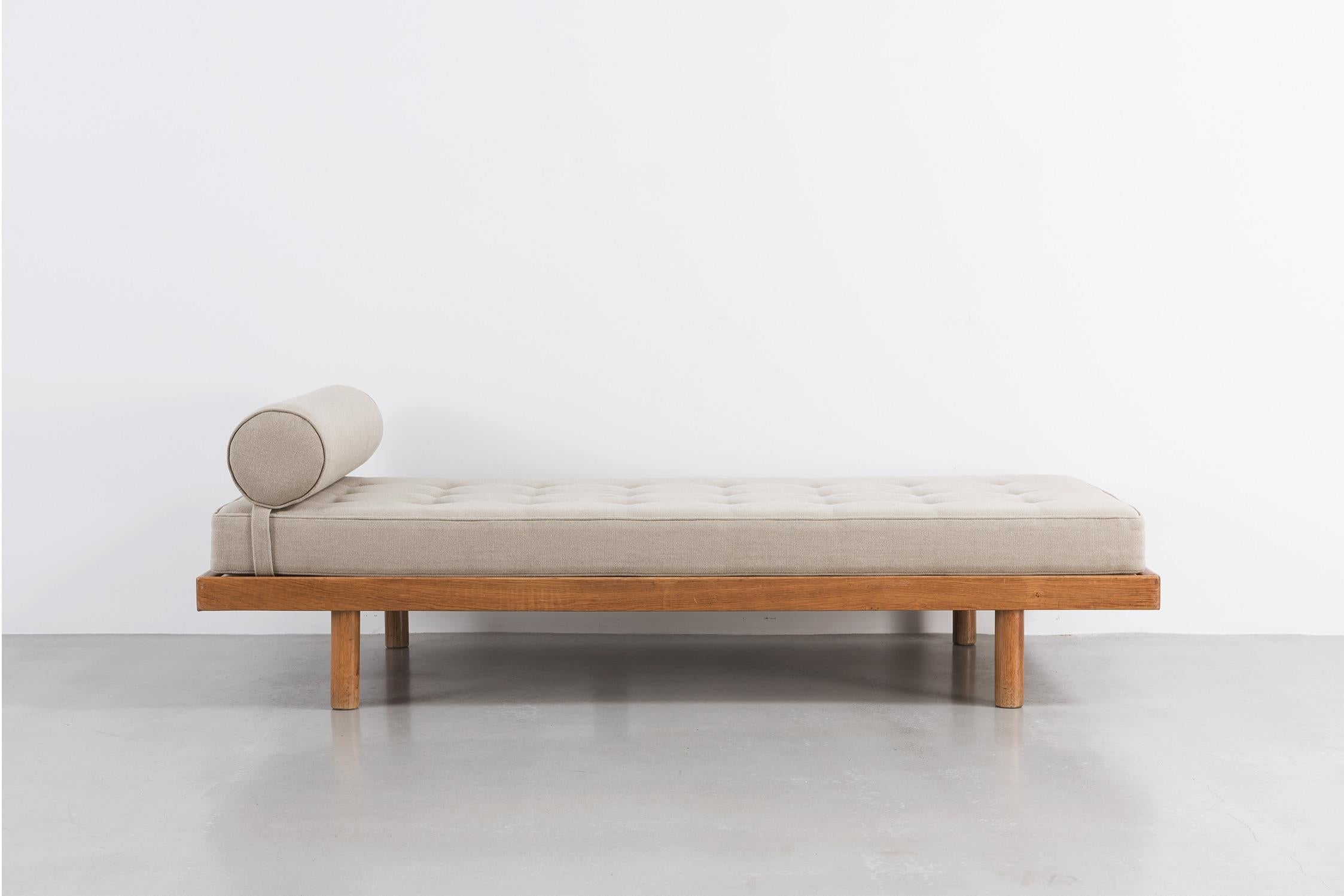 Charlotte Perriand, Single Bed, circa 1959, Edition Steph Simon In Good Condition In Paris, FR