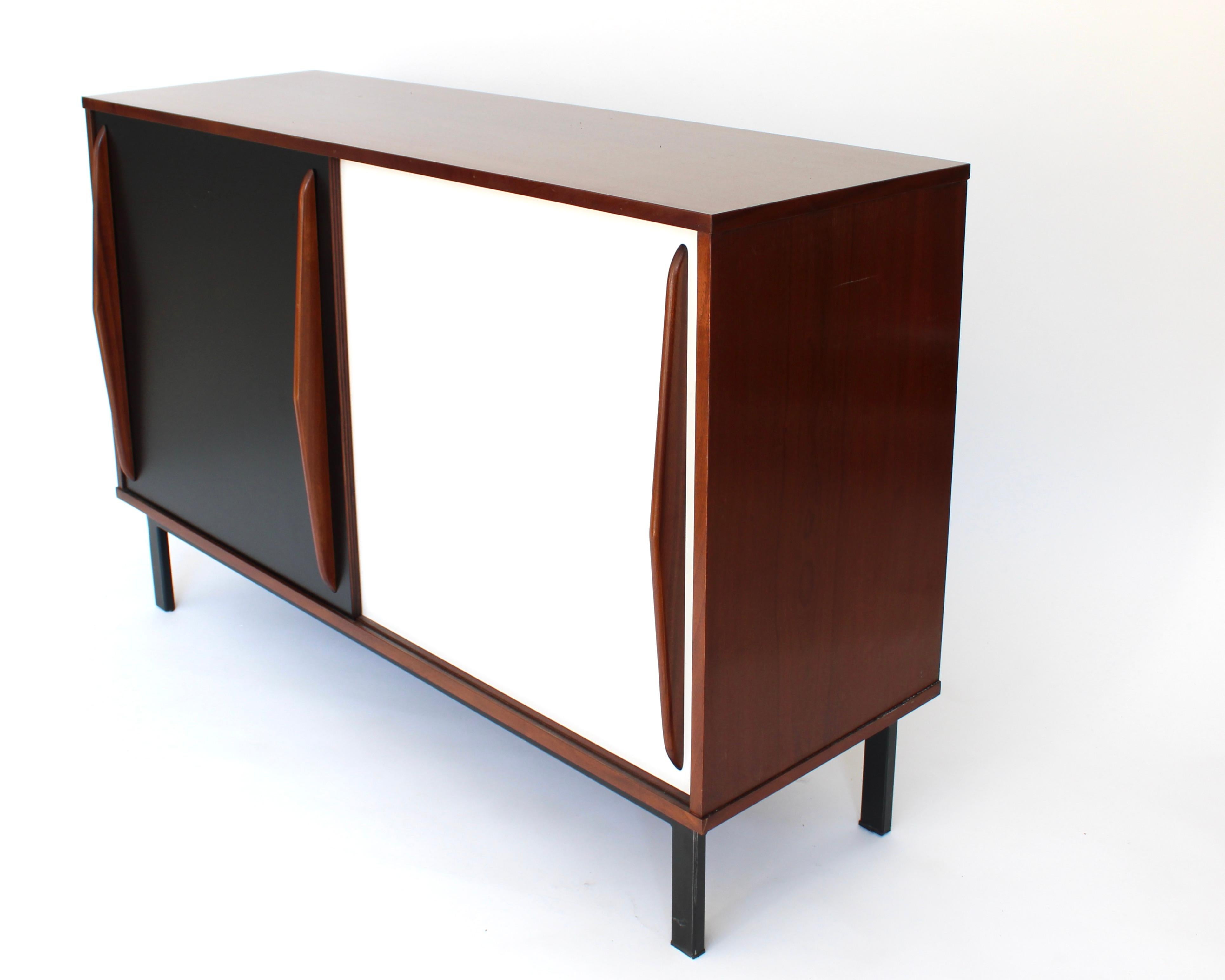 French Charlotte Perriand Small Sideboard Model Consado  France C1958